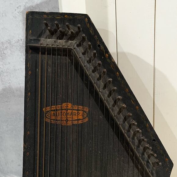 Zimmerman Vintage 1900s The Favorite 5 Bar Wood Autoharp Acoustic Oscar Schmidt - Picture 9 of 15